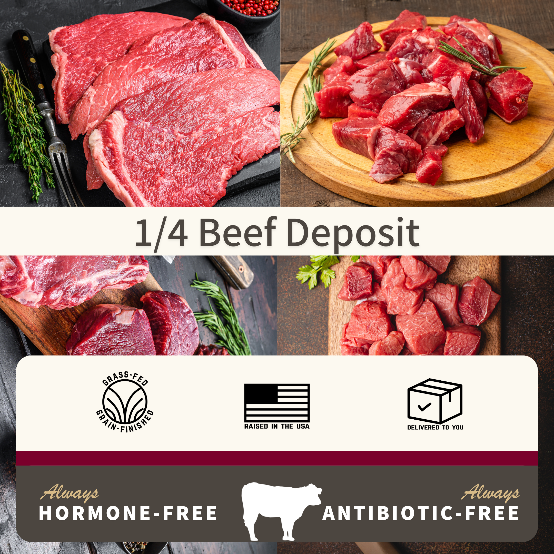 Quarter Beef Deposit